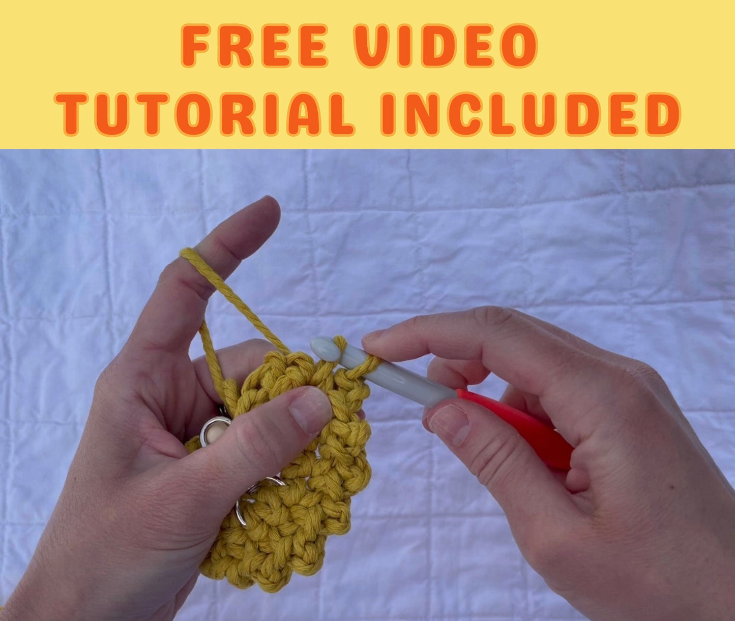 Summer Market Lanyard - Crochet Pattern