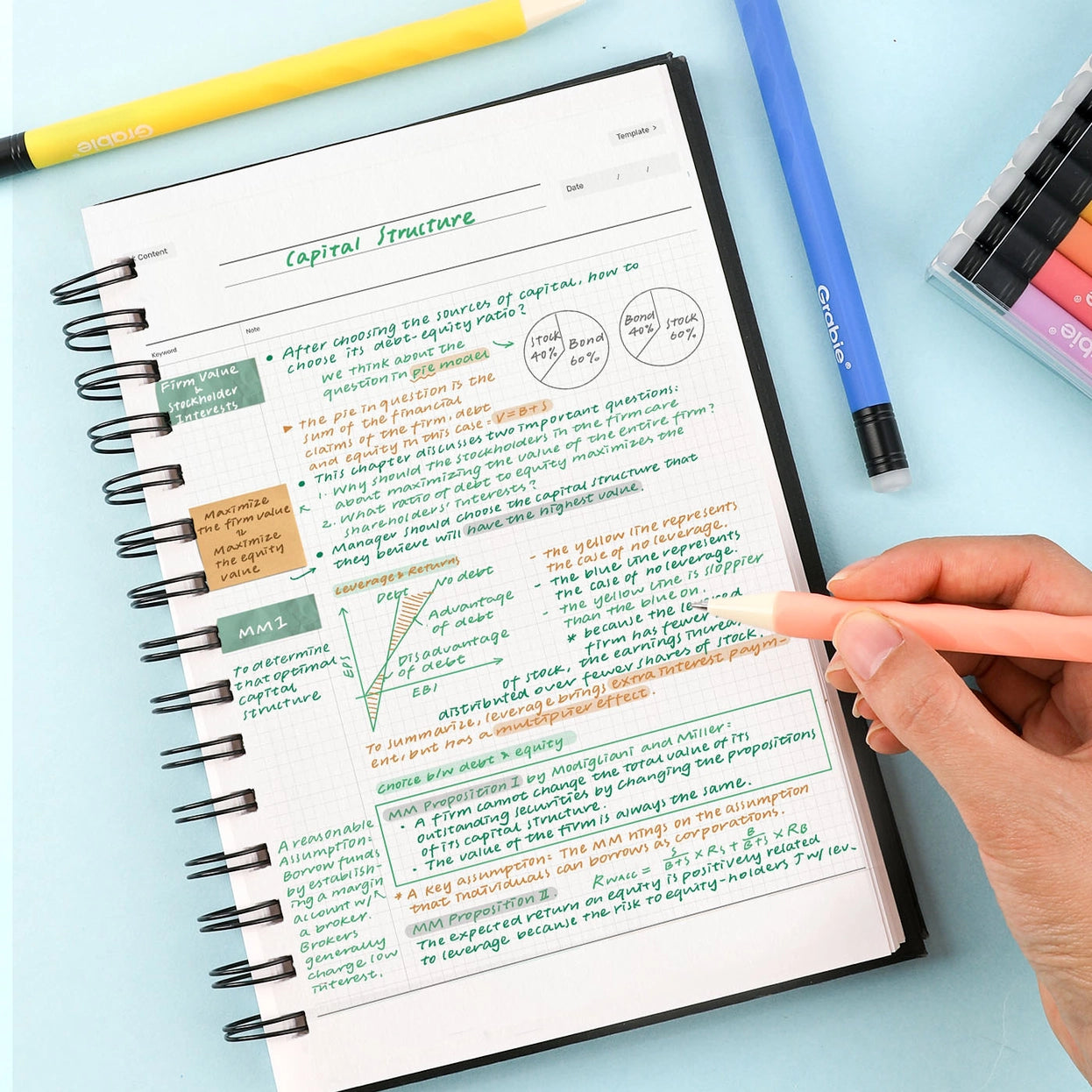 Erasable Gel Pens by Grabie