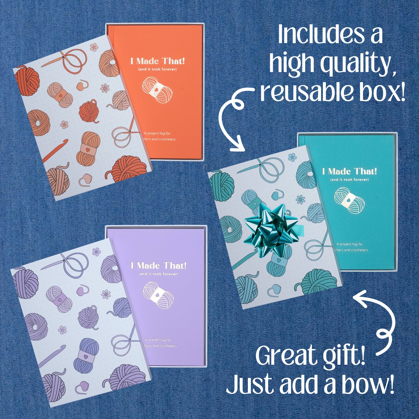 *PRE-ORDER* - Project Log for Knitters + Crocheters