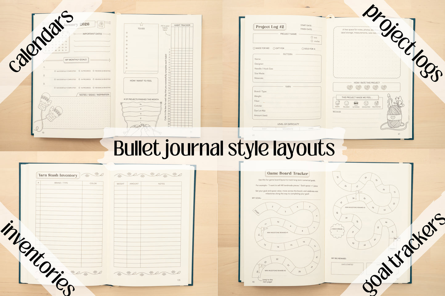 My Year in Yarn 2026 - A Journal + Project Log