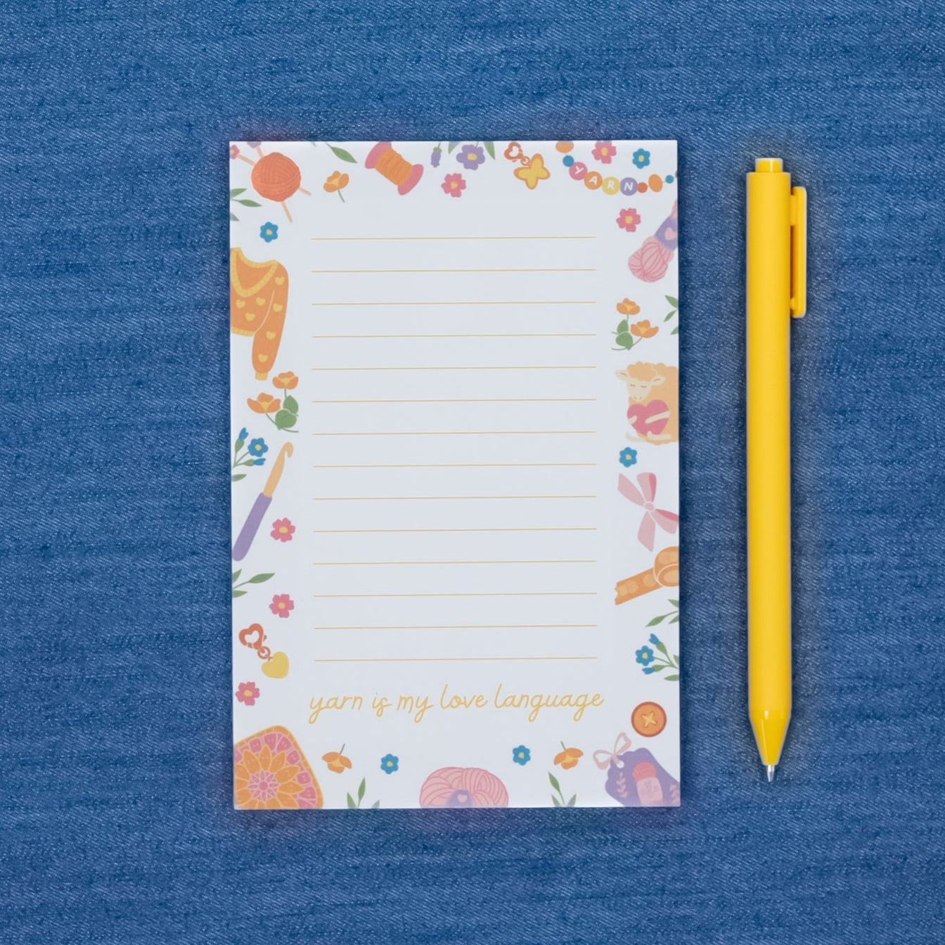 Notepad - Yarn is My Love Language