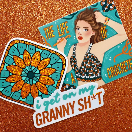 The Life of a Crocheter - A Swiftie Sticker Pack