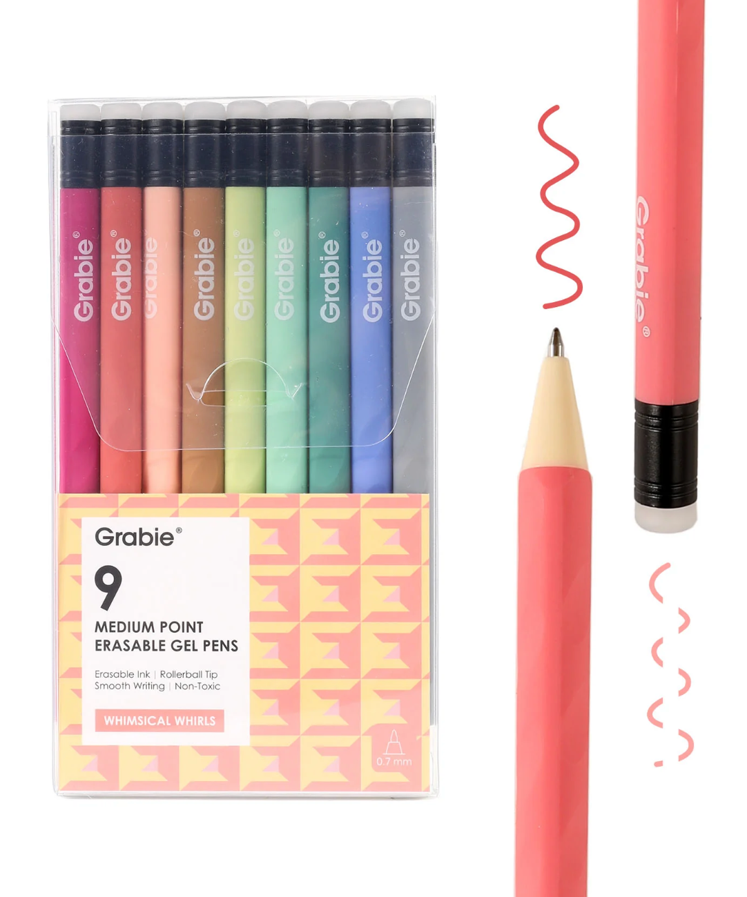 Erasable Gel Pens by Grabie