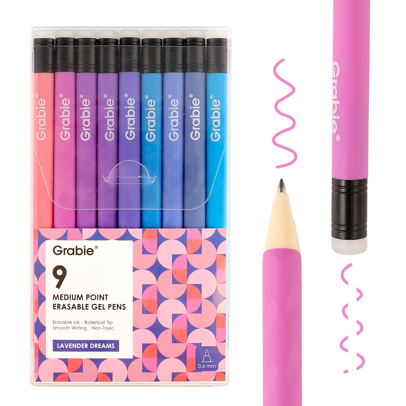 Erasable Gel Pens by Grabie