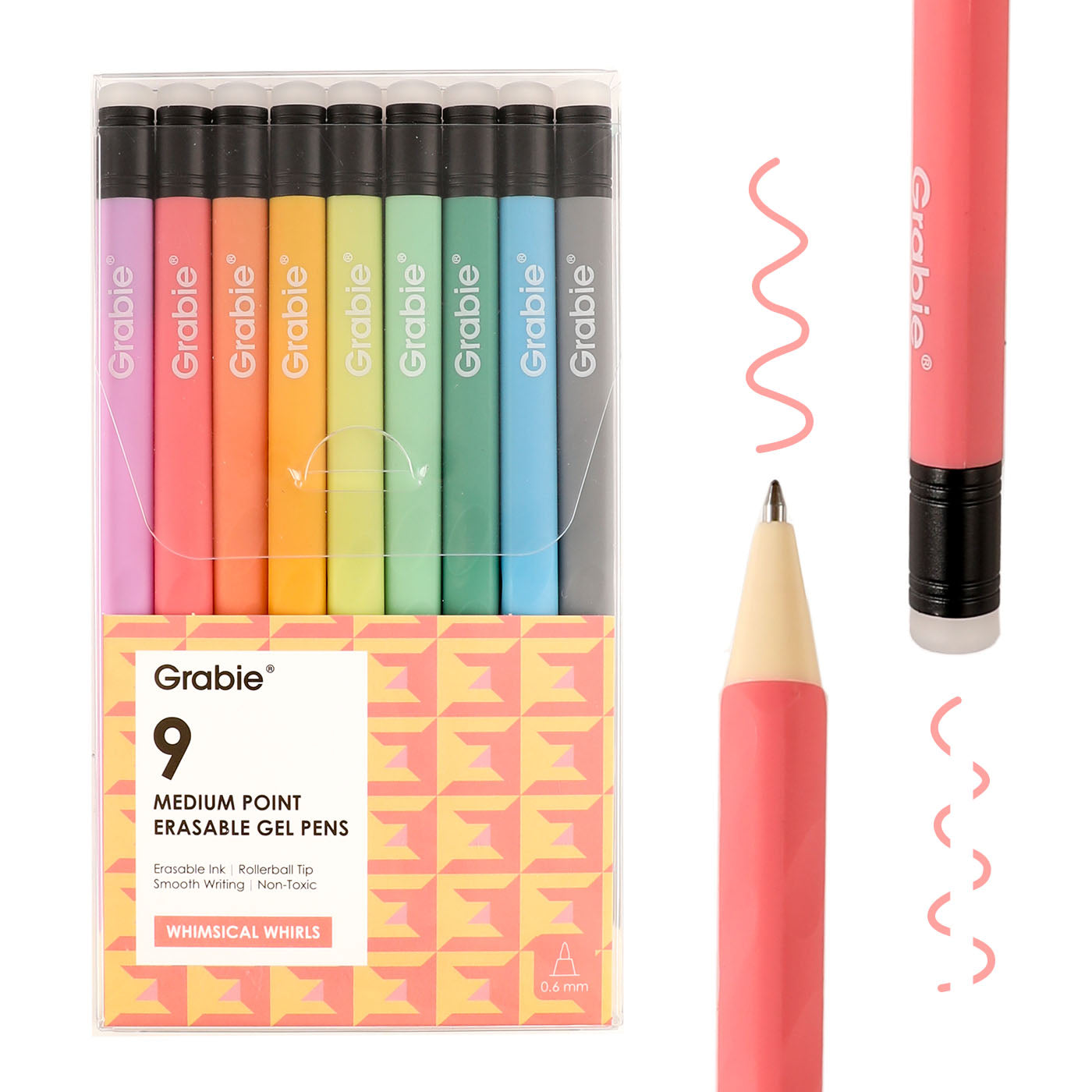 Erasable Gel Pens by Grabie