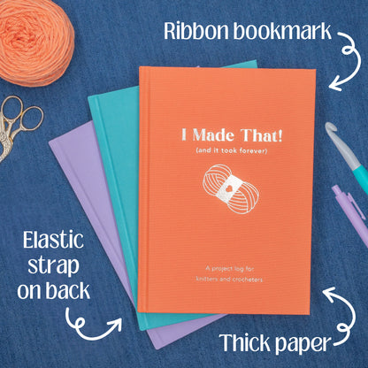 *PRE-ORDER* - Project Log for Knitters + Crocheters
