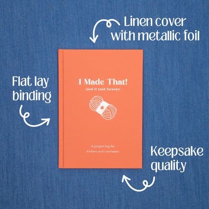 *PRE-ORDER* - Project Log for Knitters + Crocheters