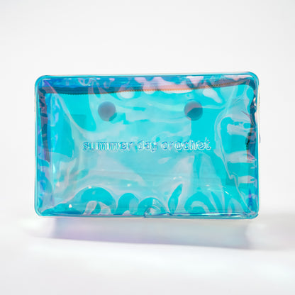 Holographic Zipper Pouch for Bogg Bag